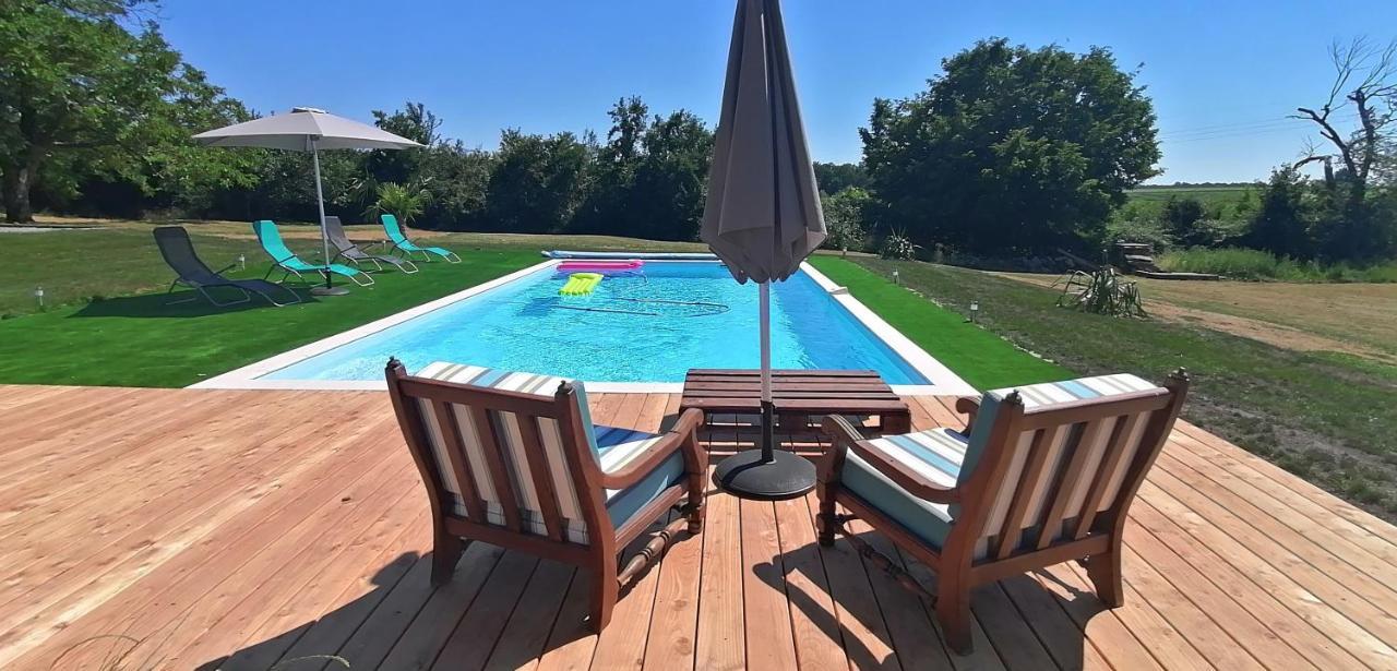Domaine De Gaia, Piscine, Petanque, Ping Pong, Proche Saint-Emilion Bed & Breakfast Guillac  Exterior foto