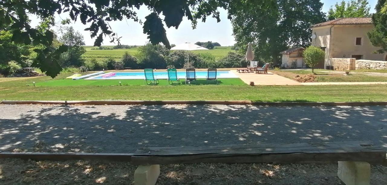Domaine De Gaia, Piscine, Petanque, Ping Pong, Proche Saint-Emilion Bed & Breakfast Guillac  Exterior foto