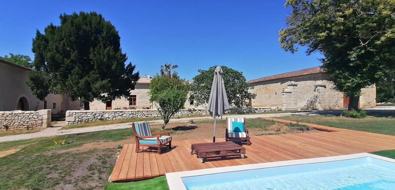 Domaine De Gaia, Piscine, Petanque, Ping Pong, Proche Saint-Emilion Bed & Breakfast Guillac  Exterior foto
