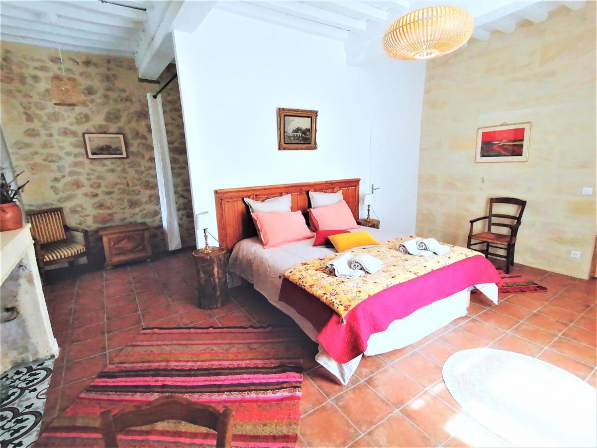 Domaine De Gaia, Piscine, Petanque, Ping Pong, Proche Saint-Emilion Bed & Breakfast Guillac  Exterior foto
